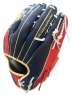 Rawlings  2023 GR3FHTCY719系列 軟式 右手戴 外野T網型手套(深藍/紅/白)