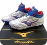 MIZUNO 2024 11GP243565系列 中筒壘球鞋(白/藍)