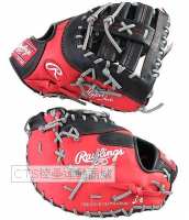 Rawlings  2023 GS3HTC3ACD 系列 壘球用 一壘手手套(黑/紅/灰)