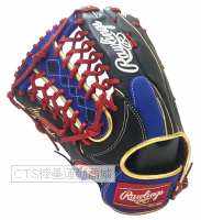 Rawlings  2023 GR3FHTCY719系列 軟式 右手戴 外野T網型手套(寶藍/黑/紅)