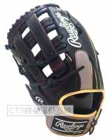 Rawlings  2023 GS3FHTCY719系列 壘球用 右手戴 外野井字型手套(黑/灰)