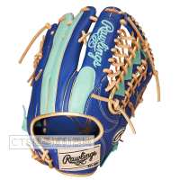 Rawlings  2024 GS4FHTCY719系列 壘球用外野T網型手套(tiffany藍/寶藍)