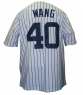 MLB NY#40WANG深藍條紋開扣球衣(美國進口限量發行)