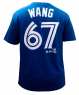 MLB   多倫多籃鳥隊 67#WANG 吸濕排汗圓領衫